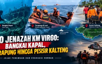Jenazah KM Virgo: Bangkai Kapal, Perairan hingga Pesisir Kalteng