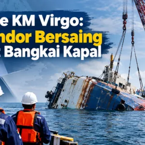 Salvage KM Virgo: Dua Vendor Bersaing Angkat Bangkai Kapal