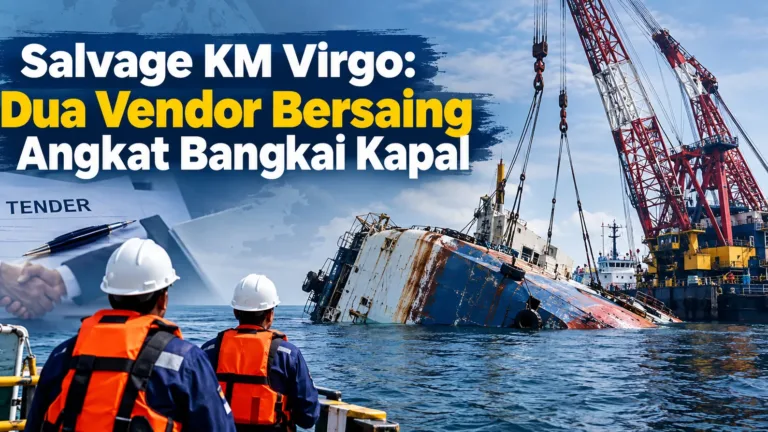 Salvage KM Virgo: Dua Vendor Bersaing Angkat Bangkai Kapal