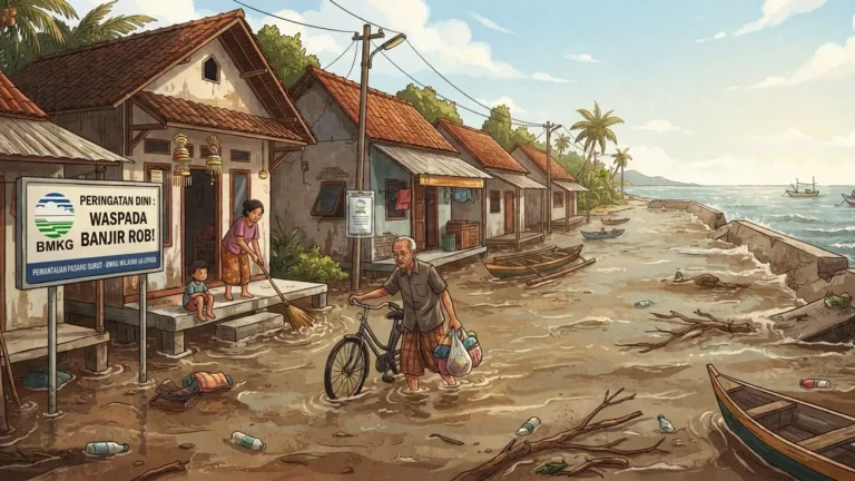 Banjir Rob BMKG hingga 2 Oktober, Ini Wilayah Waspada