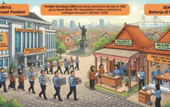 ASN Surabaya Pindah ke Balai RW Mulai Oktober 2026