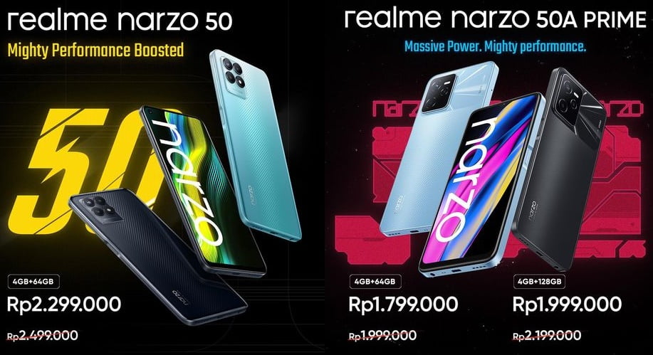 realme narzo 50 & narzo 50A Prime, Smartphone Untuk Gaming-3
