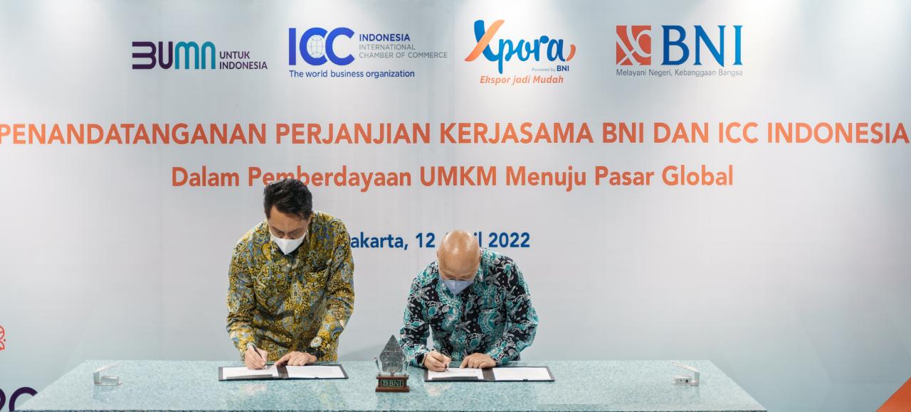 Dorong UMKM Go Global, BNI Xpora Gandeng ICC Indonesia
