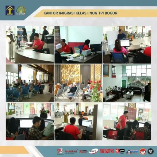 Imigrasi I Non TPI Bogor Gelar Pelayanan Paspor Simpatik