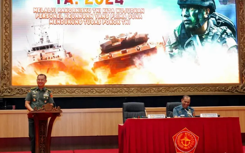 Kasum TNI Buka Rakornisku TNI Tahun 2024