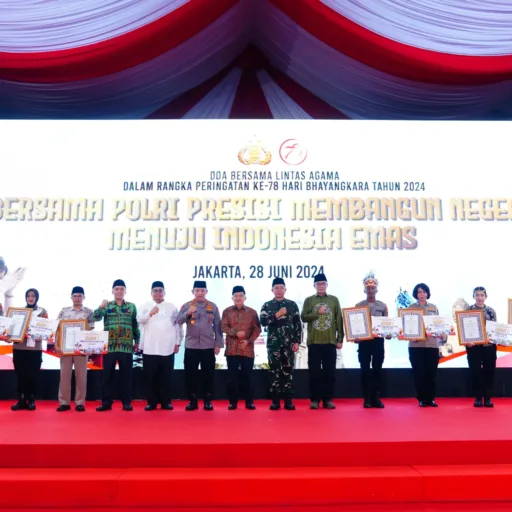 Panglima TNI Hadiri Doa Bersama Jelang Peringatan Hari Bhayangkara ke-78