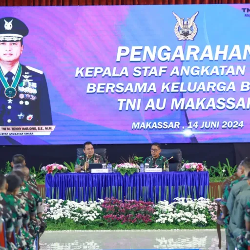 Kasau Berikan Pengarahan Kepada  Prajurit TNI AU Wilayah Makassar