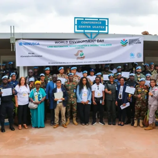 Satgas Kizi TNI Konga XXXVII-J Minusca CAR Peroleh Penghargaan Dari UN