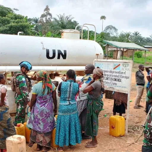 Aksi Kemanusiaan Kontingen Garuda Terhadap Masyarakat Kongo