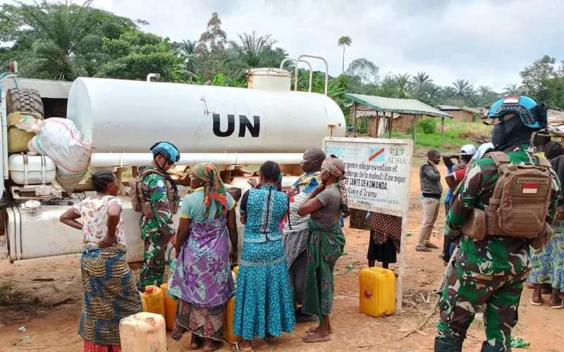 Aksi Kemanusiaan Kontingen Garuda Terhadap Masyarakat Kongo