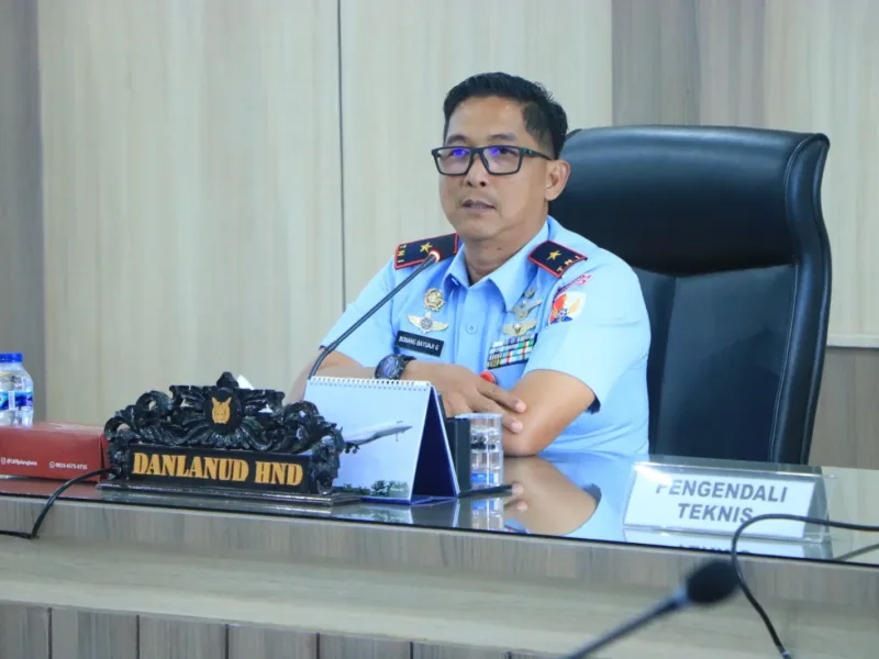 Entry Briefing Tim Audit Kinerja Itkoopsudnas di Lanud Sultan Hasanuddin