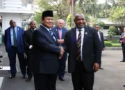 menhan prabowo dan pm papua