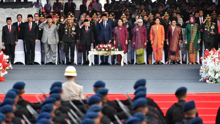 Panglima TNI Hadiri HUT ke-78 Bhayangkara di Monas