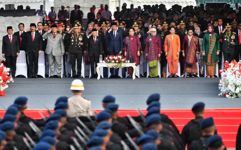Panglima TNI Hadiri HUT ke-78 Bhayangkara di Monas