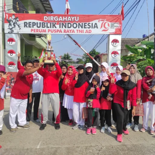 Memperingati HUT RI Ke 79, Warga Perumahan Puspa Raya Gelar Lomba