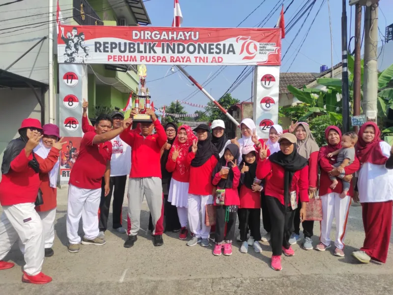 Memperingati HUT RI Ke 79, Warga Perumahan Puspa Raya Gelar Lomba
