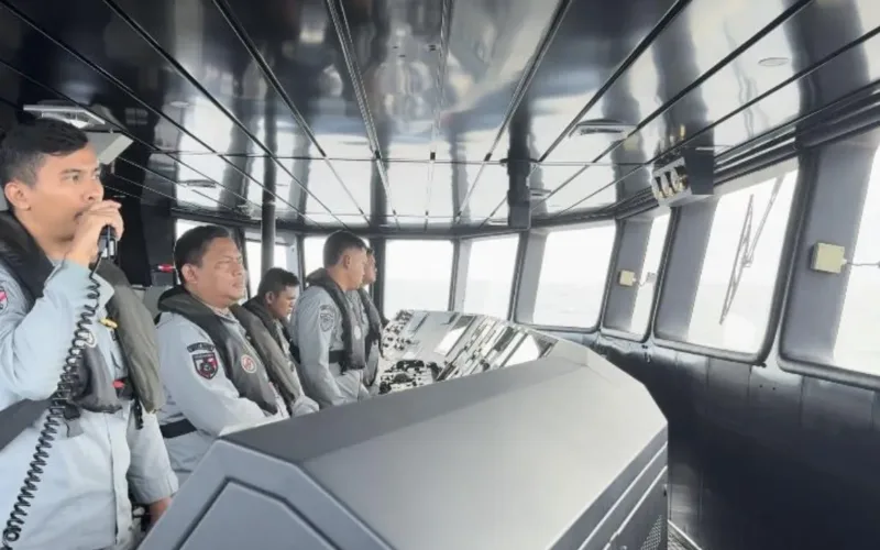 Bakamla RI Usir Intercept China Coast Guard Masuk Ke Indonesia