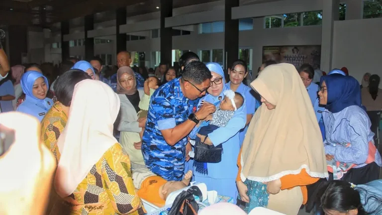 Tekan Angka Stunting, Lanud Sultan Hasanuddin Gelar Gebyar Gizi Sehat