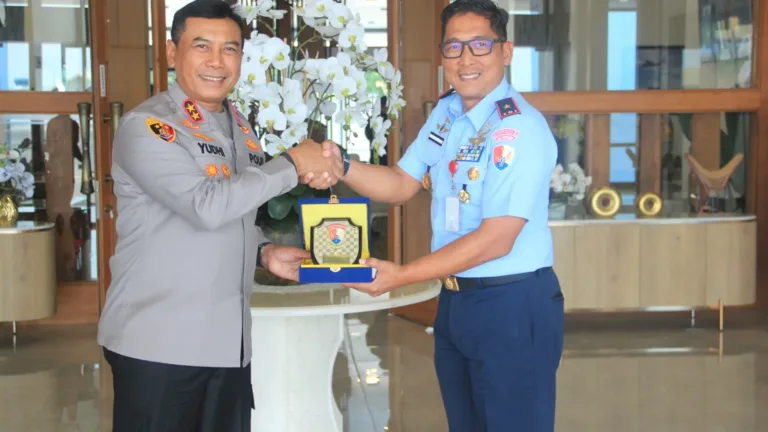 Danlanud Sultan Hasanuddin Terima Kunjungan Kerja Kapolda Sulsel 