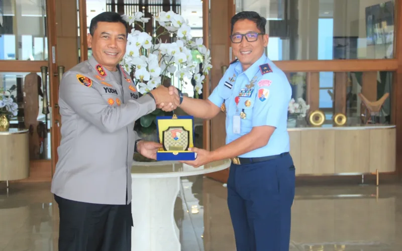 Danlanud Sultan Hasanuddin Terima Kunjungan Kerja Kapolda Sulsel 