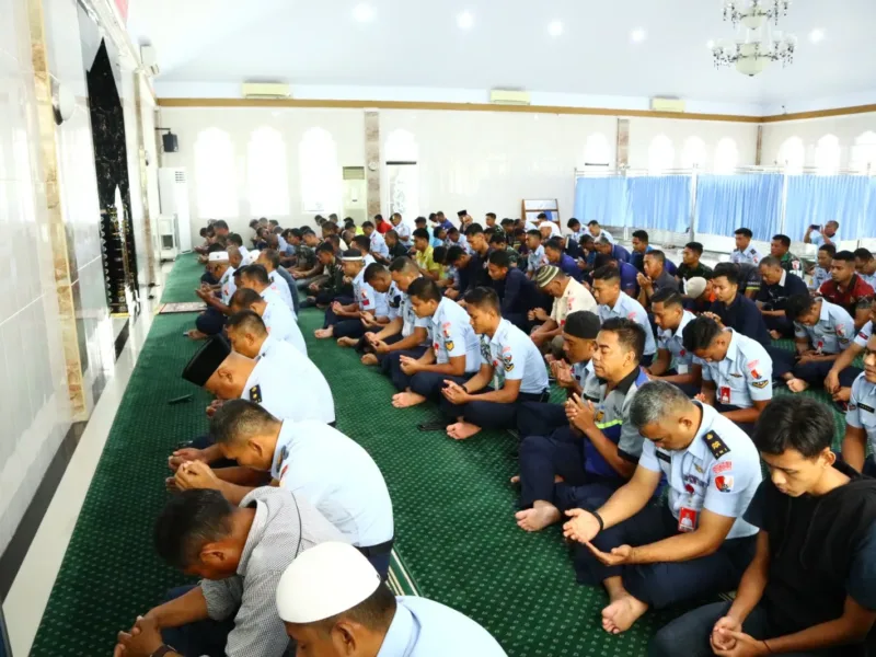 Jelang Peringatan HUT TNI ke-79, Lanud Sultan Hasanuddin Gelar Doa Bersama