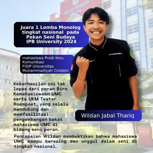 Wildan Jabal Thariq, Juara Lomba Monolog Pekan Seni Budaya IPB