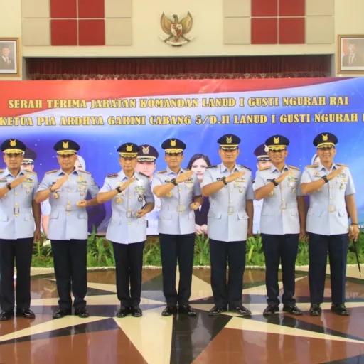 Danlanud Sultan Hasanuddin Hadiri Sertijab Danlanud I Gusti Ngurah Rai di Makoopsud II