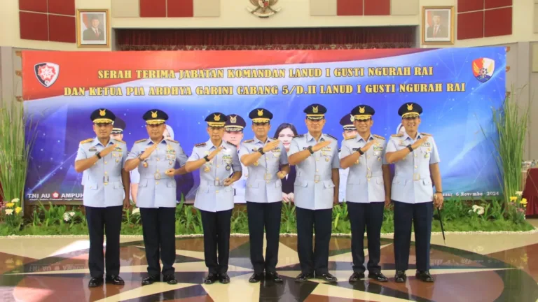 Danlanud Sultan Hasanuddin Hadiri Sertijab Danlanud I Gusti Ngurah Rai di Makoopsud II