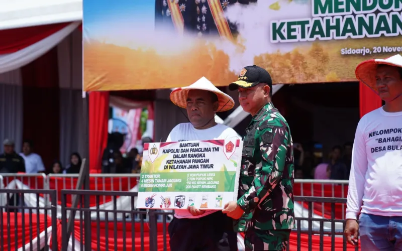 Panglima TNI dan Kapolri Hadiri Peluncuran Gugus Tugas Ketahanan Pangan