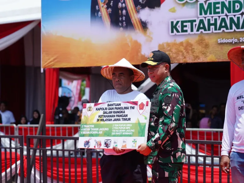 Panglima TNI dan Kapolri Hadiri Peluncuran Gugus Tugas Ketahanan Pangan