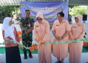 Ketua Yasarini Lanud Sultan Hasanuddin Resmikan Aula TK Angkasa 3