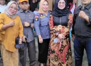 Silaturahmi ibu bupati terpilih kab Gowa, periode 2024 – 2029, didesa Tamanyeleng, kec Barombong Gowa