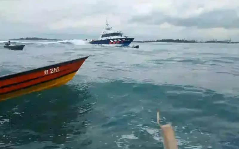 Nelayan Indonesia Diusir Kapal  Singapura, Bakamla RI Merapat