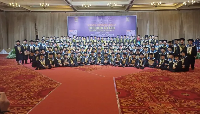 STMA Trisakti Gelar Senat Terbuka, Wisuda 138 Mahasiswa Angkatan XXXIII