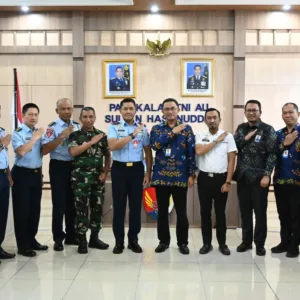 Danlanud Sultan Hasanuddin Terima Audiensi Kepala Perwakilan BKKBN Provinsi Sulsel
