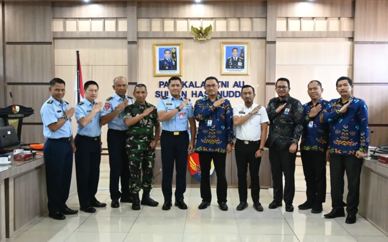 Danlanud Sultan Hasanuddin Terima Audiensi Kepala Perwakilan BKKBN Provinsi Sulsel
