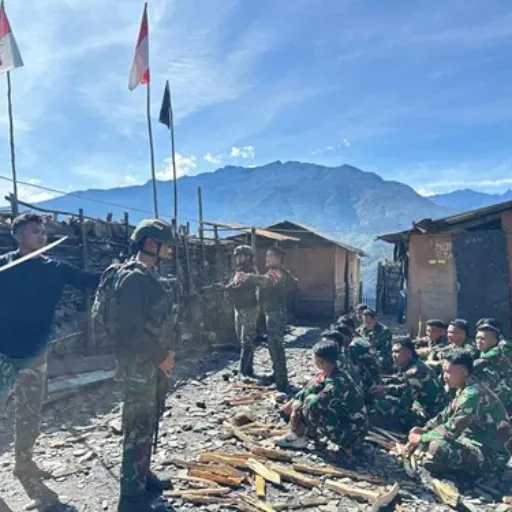 ROE dan Aturan Hukum, Satgas Yonif 715/Mtl Laksanakan Luhkum