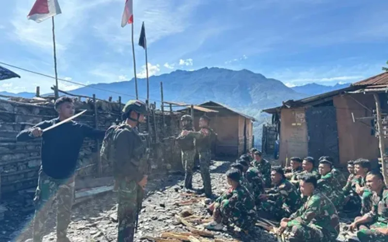 ROE dan Aturan Hukum, Satgas Yonif 715/Mtl Laksanakan Luhkum