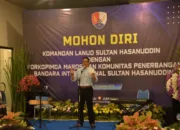 Danlanud Sultan Hasanuddin Pamitan Dengan Forkopimda Dan Otoritas Bandara