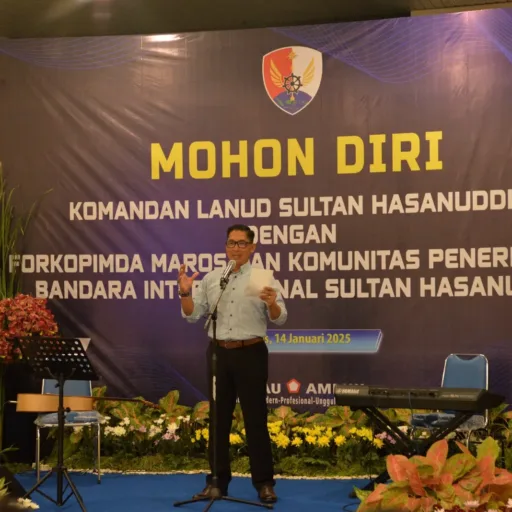 Danlanud Sultan Hasanuddin Pamitan Dengan Forkopimda Dan Otoritas Bandara