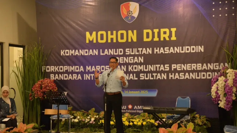 Danlanud Sultan Hasanuddin Pamitan Dengan Forkopimda Dan Otoritas Bandara