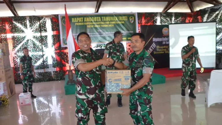 Primer Koperasi Kartika Oro Doro Enakoa Kodim 1710/Mimika Gelar Rapat Akhir Tahunan