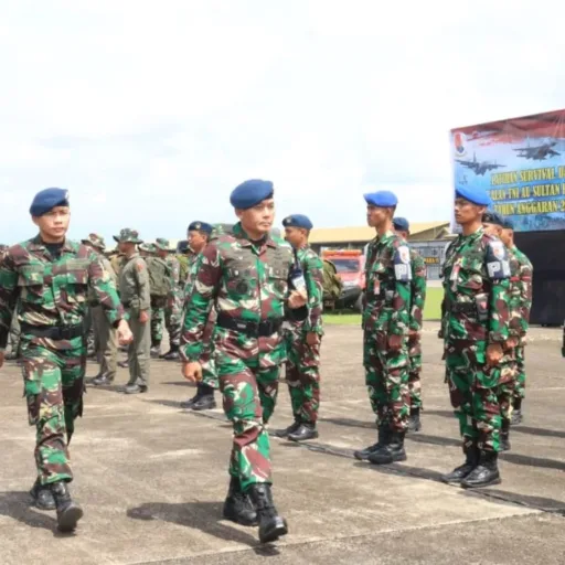 40 Personel Penerbang Dan Awak Pesawat Lanud Sultan Hasanuddin Ikuti Latihan Survival Dasar