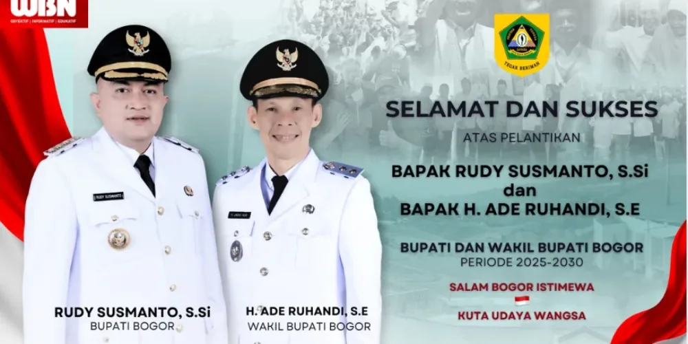 GBNN Ucapkan Selamat Atas Pelantikan Bupati dan Wakil Bupati Bogor