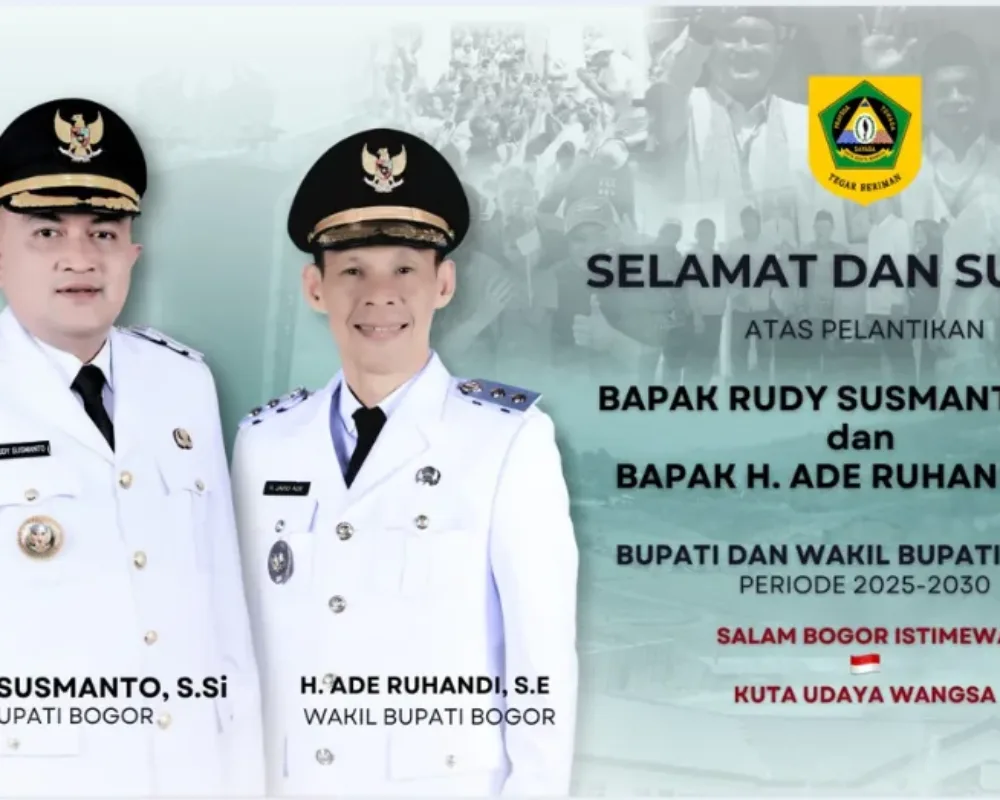 GBNN Ucapkan Selamat Atas Pelantikan Bupati dan Wakil Bupati Bogor