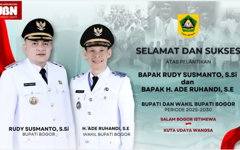 GBNN Ucapkan Selamat Atas Pelantikan Bupati dan Wakil Bupati Bogor