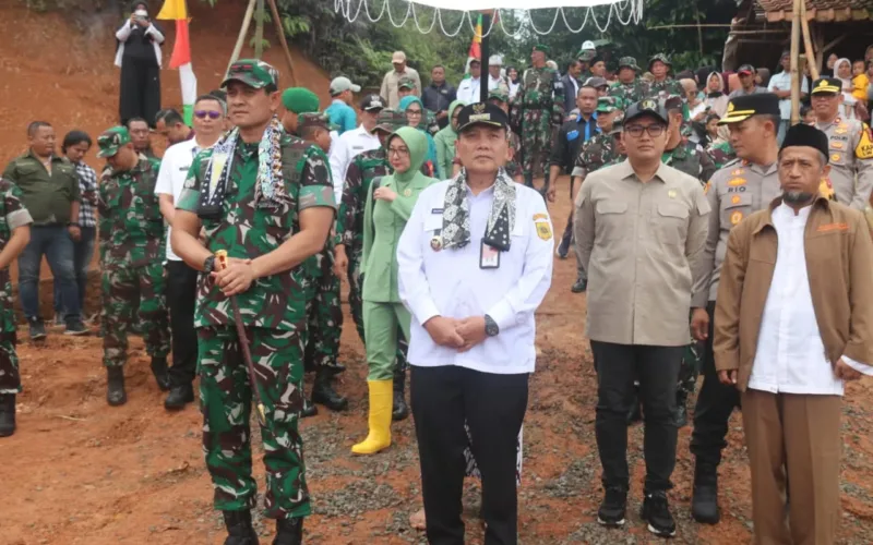 Pj. Bupati Bogor Yakin TMMD Dapat Membangun Desa Lebih Maju, Mandiri, Dan Sejahtera