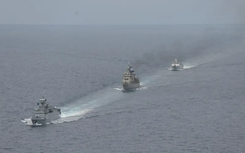 Satgas MTF TNI XXVIII-P/UNIFIL Laksanakan Latihan Manuver di Laut Mediterania