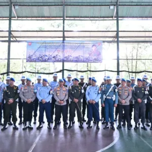 Upacara Pembukaan Operasi Gaktib dan Yustisi TA 2025 Dihadiri Oleh Danpom Koopsud II