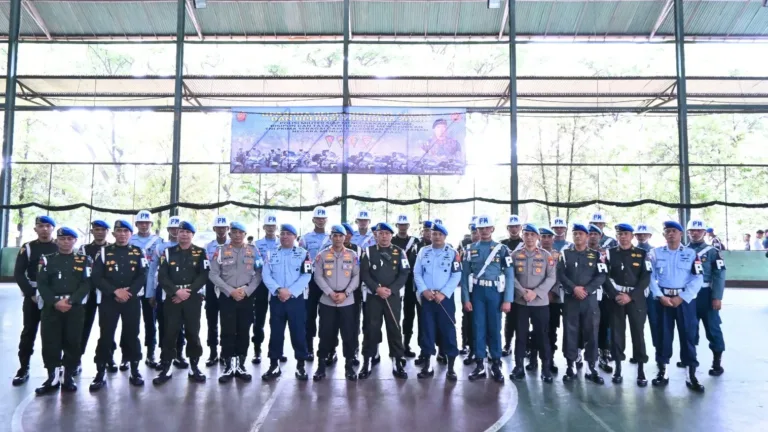 Upacara Pembukaan Operasi Gaktib dan Yustisi TA 2025 Dihadiri Oleh Danpom Koopsud II